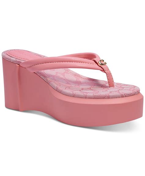 coach platform sandals for women.